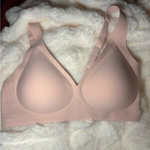 SheCurve Deep V Everyday Seamless Nude Pink T-Shirt Bra